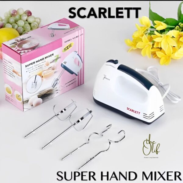 Multi-Purpose Electric Hand Mixer Beater – Perfect for Whipping, Mixing, and Baking.
