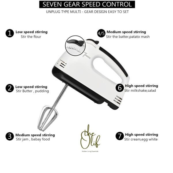Multi-Purpose Electric Hand Mixer Beater – Perfect for Whipping, Mixing, and Baking.