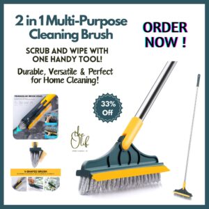 2 in 1 Multipurpose Cleaning Brush – Scrubber viper for Kitchen, Bathroom, and Household Cleaning